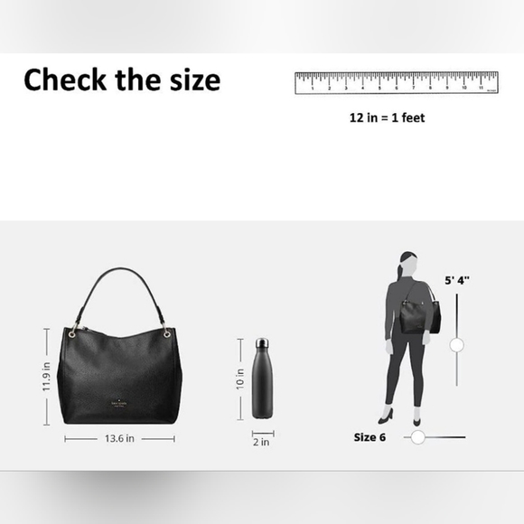 Kate Spade Leather Hobo Handbag - Picture 11 of 11